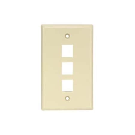 Bestlink Netware Keystone Wallplates - Smooth Face 101833IV